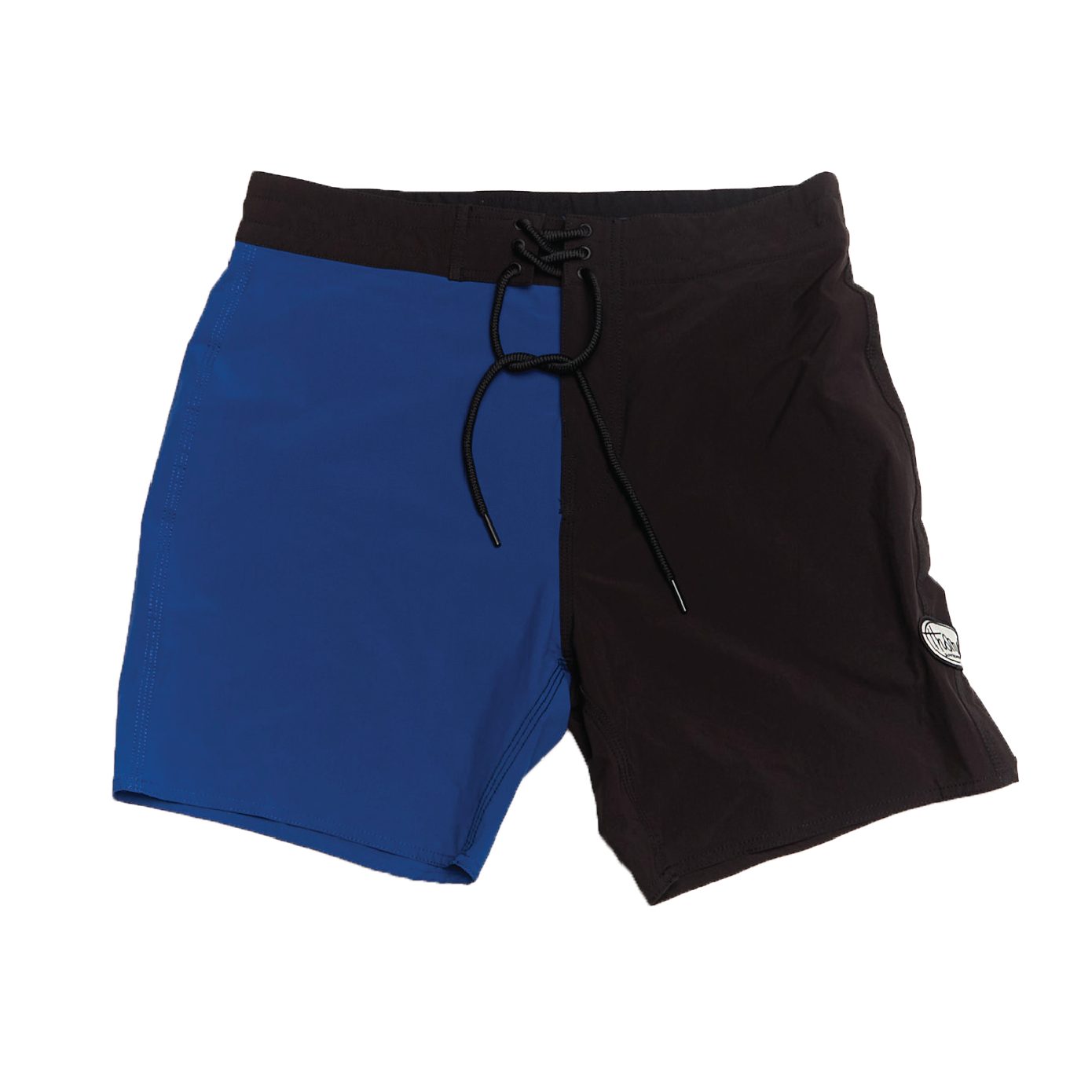 Thomas Navy with Black Paneling and Black Waistband Board Short ...